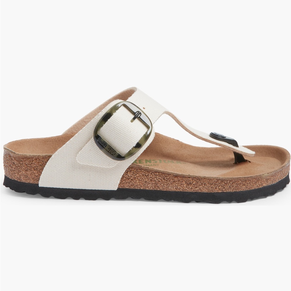 Birkenstock Gizeh Big Buckle Canvas Sandals